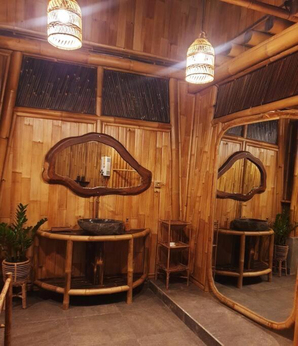 Eco Bamboo Island Bali - Bamboo House #4 Villa Selat Exterior foto