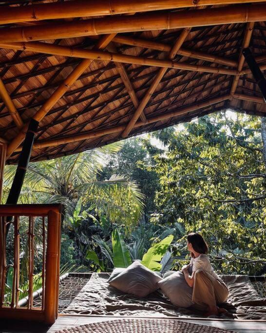 Eco Bamboo Island Bali - Bamboo House #4 Villa Selat Exterior foto