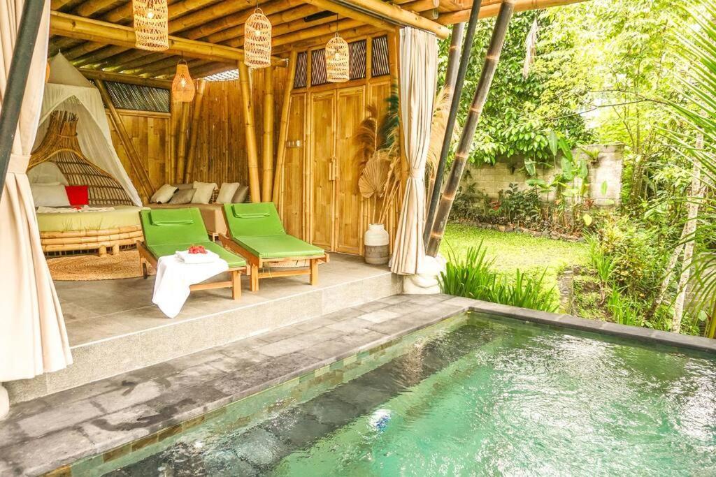 Eco Bamboo Island Bali - Bamboo House #4 Villa Selat Exterior foto